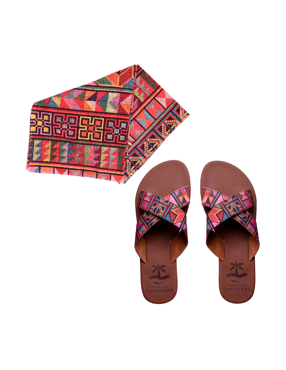 Combo Caribeño Sandalia - Toalla Sandalias Caribeñas