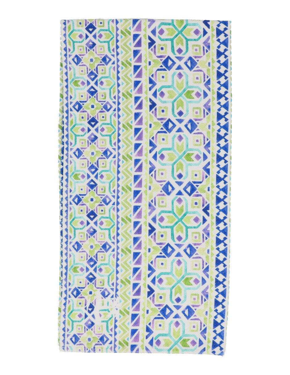Toalla Microfibra Playa 140x80cm Andaluza - Tela Suave de Rápido Secado | Compacta Absorbente Ligera | Ideal para Viajes, Deportes, Campamento, Baño - Sandalias Caribeñas