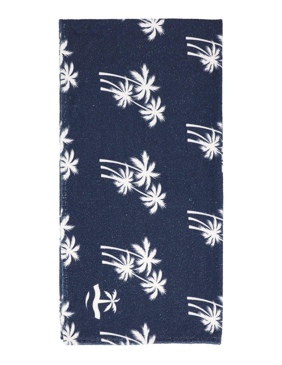 Toalla Microfibra Playa 140x80cm Palmeras - Tela Suave de Rápido Secado | Compacta Absorbente Ligera | Ideal para Viajes, Deportes, Campamento, Baño - Sandalias Caribeñas