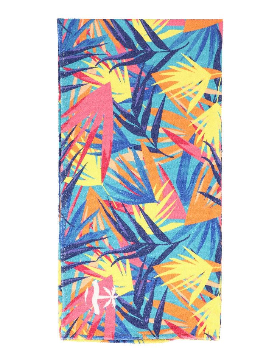 Toalla Microfibra Playa 140x80cm Tropical - Tela Suave de Rápido Secado | Compacta Absorbente Ligera | Ideal para Viajes, Deportes, Campamento, Baño - Sandalias Caribeñas