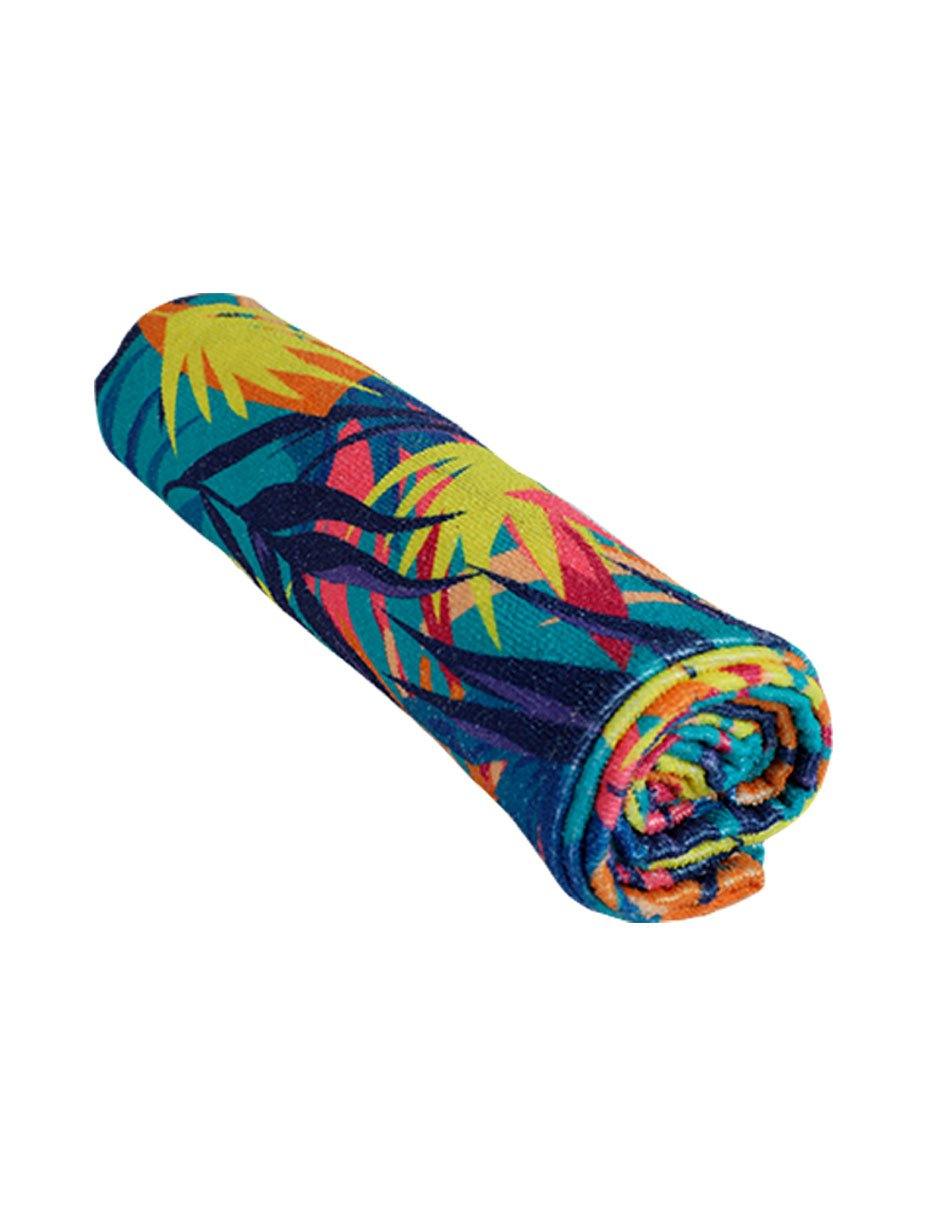 Toalla Microfibra Playa 140x80cm Tropical - Tela Suave de Rápido Secado | Compacta Absorbente Ligera | Ideal para Viajes, Deportes, Campamento, Baño - Sandalias Caribeñas