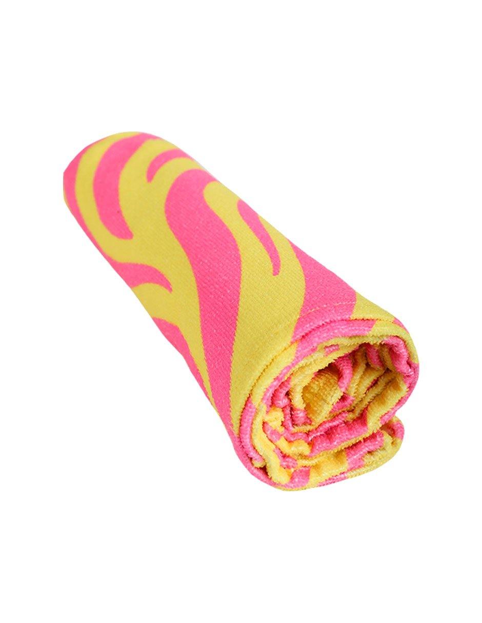 Toalla de Playa Microfibra 140 x 80cm Zoo - Tela Suave de Rápido Secado | Compacta Absorbente Ligera | Ideal para Viajes, Deportes, Campamento, Baño - Sandalias Caribeñas
