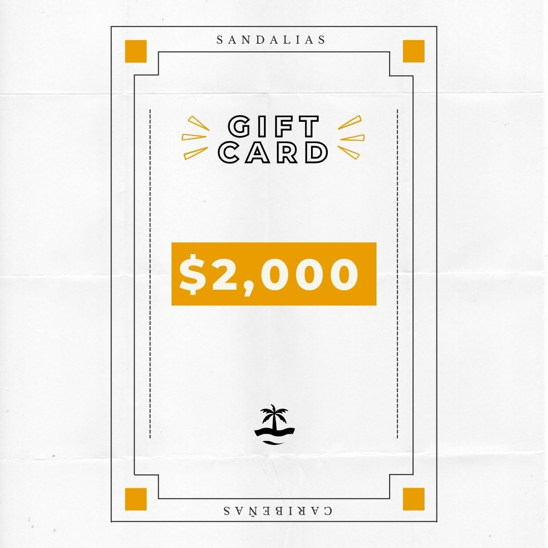 Tarjeta de Regalo Sandalias Caribeñas
