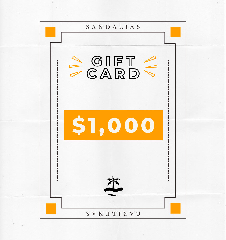 Tarjeta de Regalo Sandalias Caribeñas