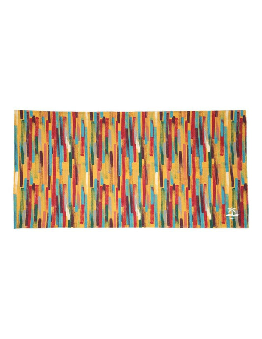 Toalla Microfibra Playa 140x80cm Acuarela - Tela Suave de Rápido Secado | Compacta Absorbente Ligera | Ideal para Viajes, Deportes, Campamento, Baño - Sandalias Caribeñas